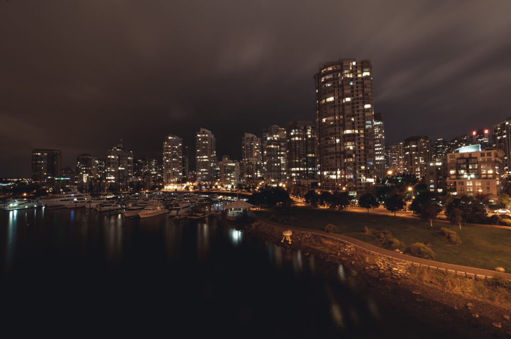 Vancouver bei Nacht 