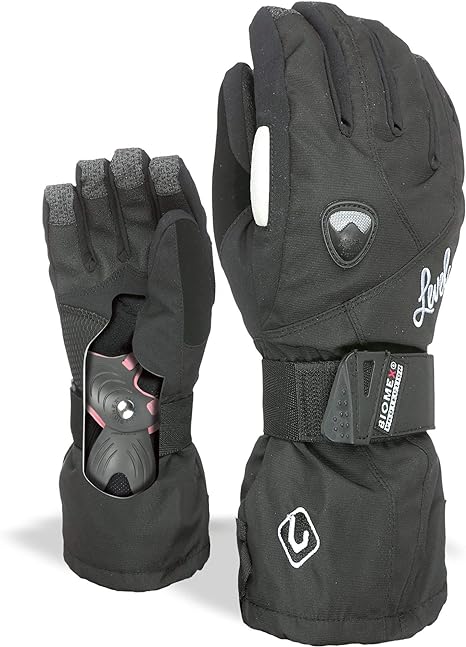 Handschuhe von Level mit Stahlkappen für Anfänger im Schneeurlaub. 